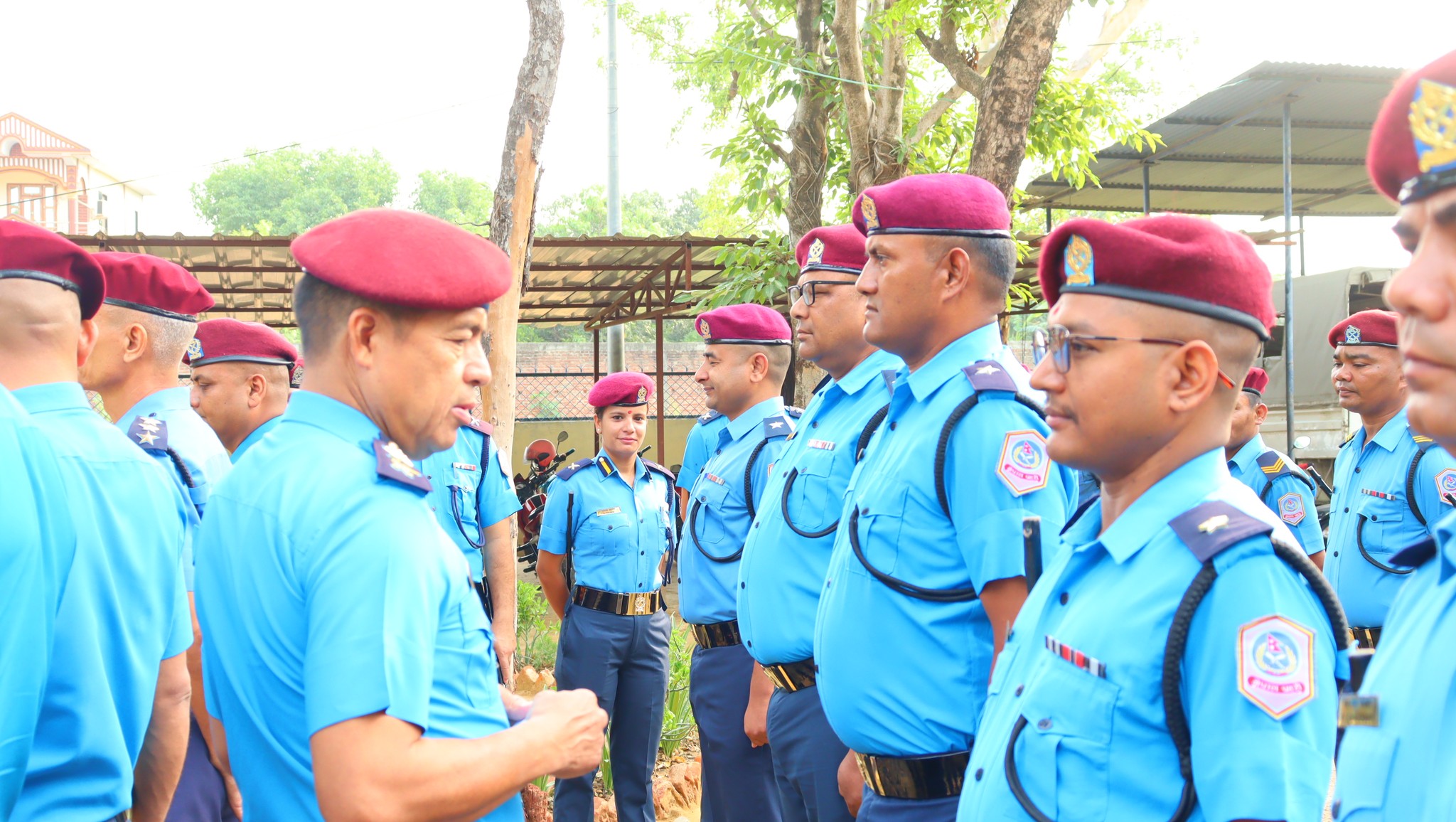 प्रहरी कर्मचारीहरुको निरिक्षण तथा निर्देशन