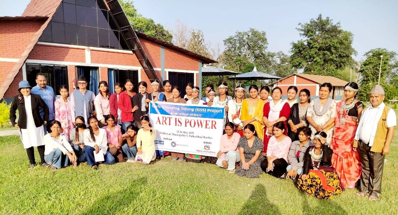 “कला शक्ति हो” कार्यशालाबाट बर्दियाका किशोरीहरुको सशक्तिकरणमा उर्जा प्राप्त