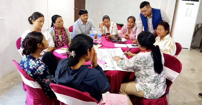 मानबबेचबिखनका घटना ब्यबस्थापन सम्बन्धि तीन दिने तालिम सम्पन्न