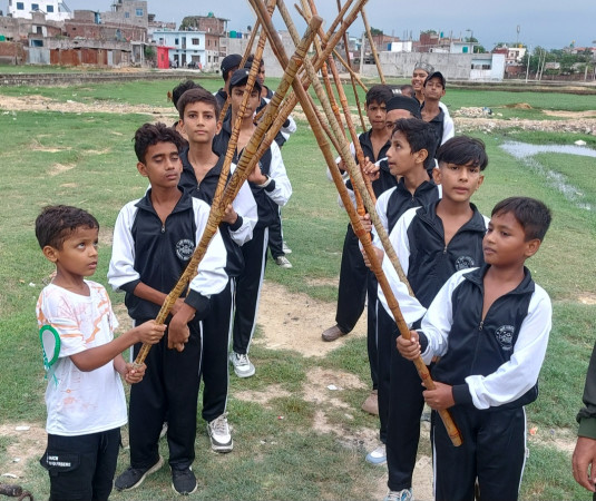 अली स्पोर्ट क्लबका खेलाडीहरुद्वारा लठ्ठी कलाको अभ्यास प्रारम्भ