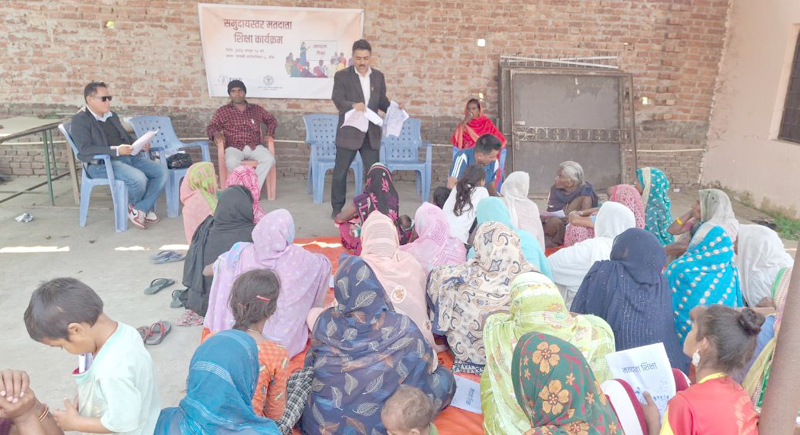 बाँके र बर्दियाका महिलाहरुलाई मतदाता शिक्षा