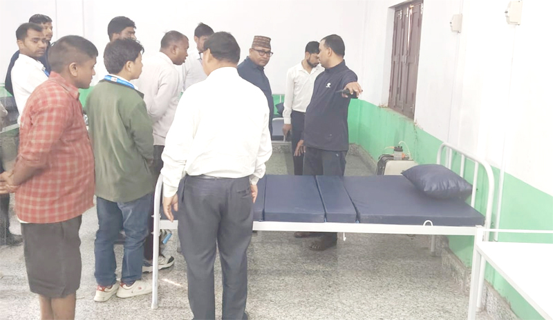डुडुवामा पाँच शैयाको आधारभुत अस्पताल संचालन