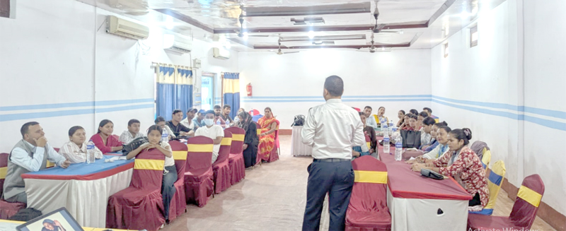 युवा नेतृत्व तथा क्षमता विकास तालिम सम्पन्न